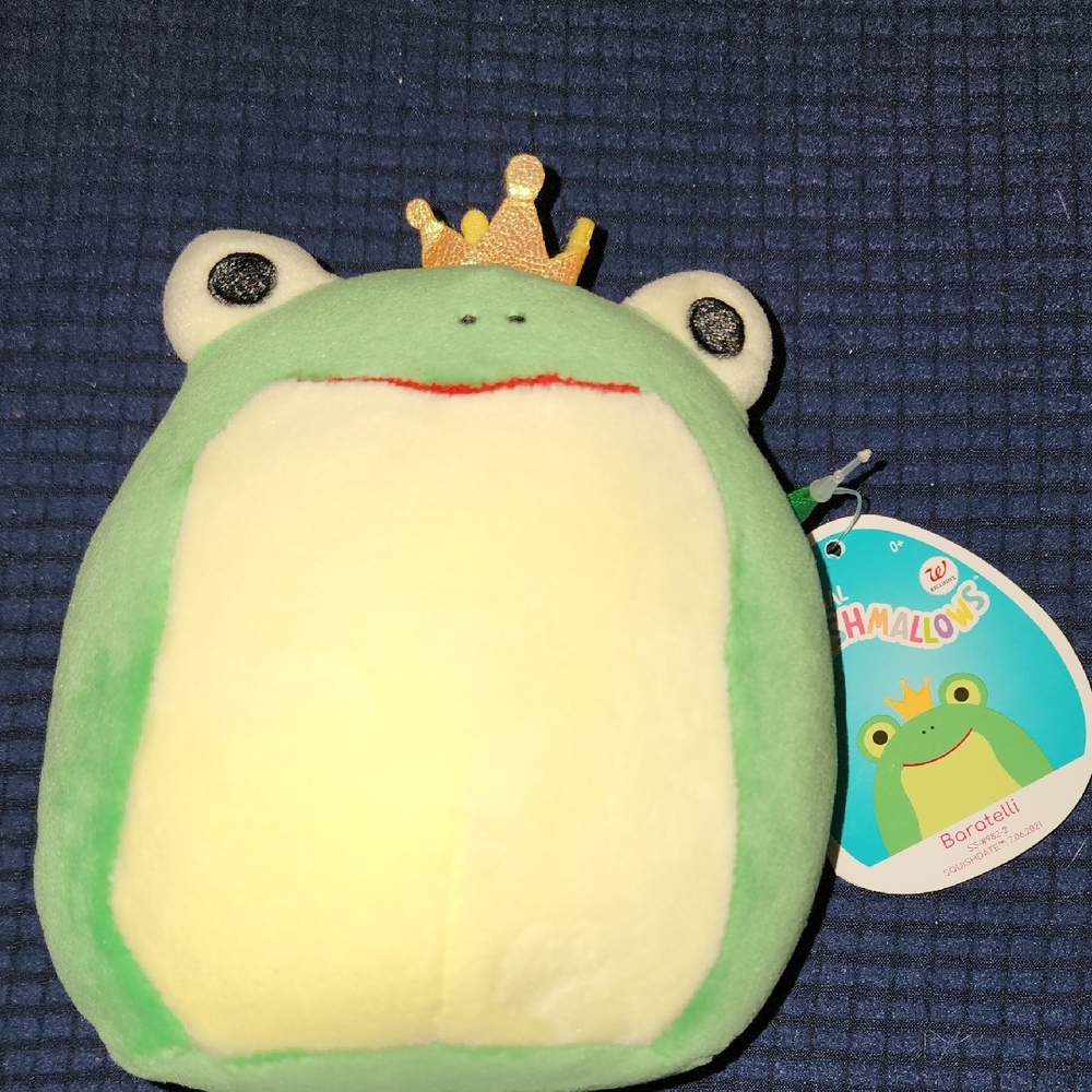 NWT‎ Squishmallows Baratelli The Frog With Crown Walgreens Exclusive